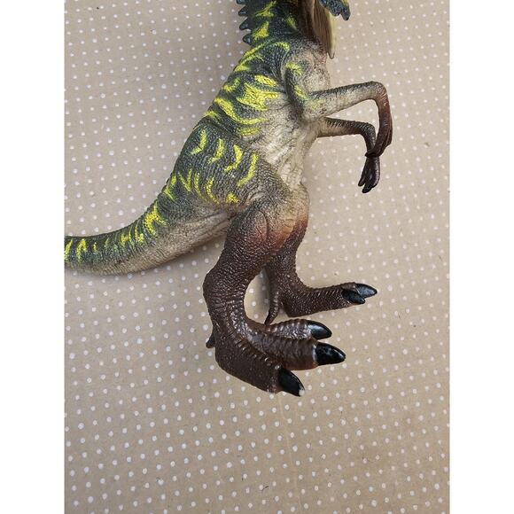 2020 Adventure Force Dilophosaurus Realistic Sturdy Plastic Dinosaur Figure - Picture 5 of 13